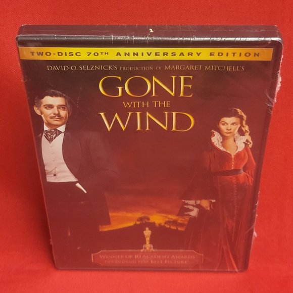 Gone With The Wind DVD Two Disc 70th Anniversary Ed New Sealed - Picture 5 of 7